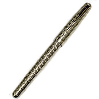 派克PARKER SONNET 商籟系列 Chiselled Tartan ST 老款格紋白夾 鋼珠筆