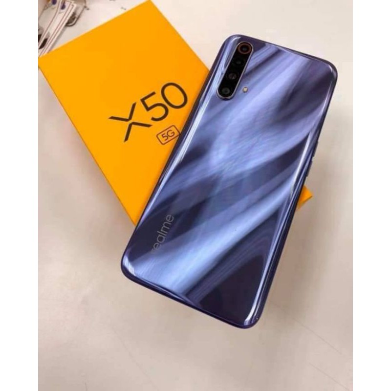 全新realme X50 8GB/128GB 7500元附發票紫色