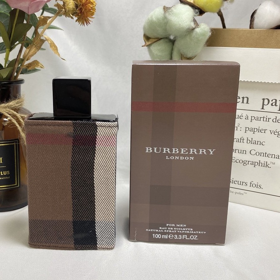 Burberry博柏利london伦敦男士淡香水经典烟草男士100ml 蝦皮購物