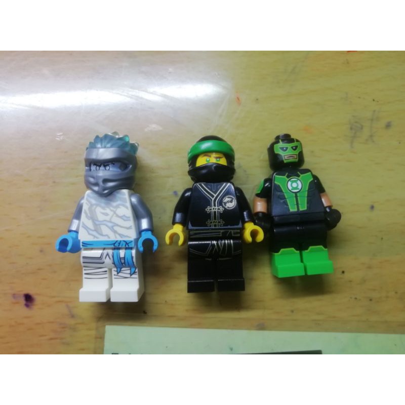 DC 樂高 Lego 旋風忍者 超級英雄 冰忍 勞埃德 綠光戰警 人偶 合售 二手