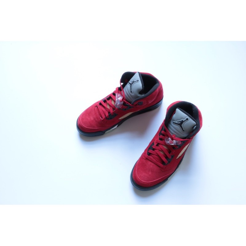 《阿媚韓購》Jordan5 basketball shoes US10.5/紅Raging Bull/JordanV