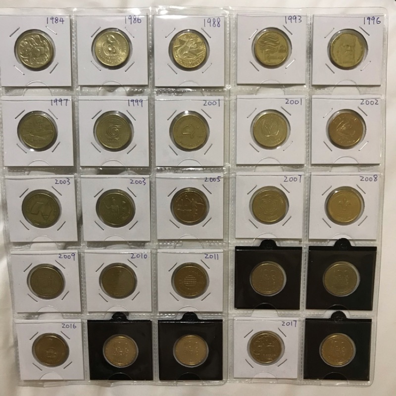 可分期🇦🇺 1984-2018 共25枚 流通紀念幣 澳洲 澳大利亞 澳幣 錢幣 外國錢幣