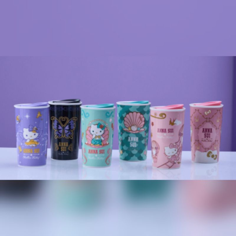 （現貨）7-11Anna Sui&amp;Hello Kitty雙層陶瓷馬克杯