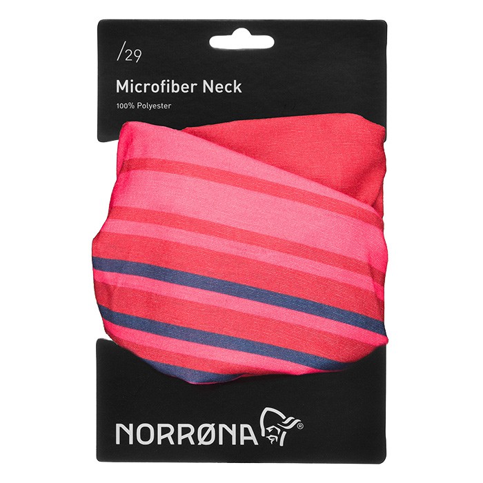 【Norrona 老人頭 挪威】/29 microfiber 保暖脖圍 寶石紅 (3441-17-1280)