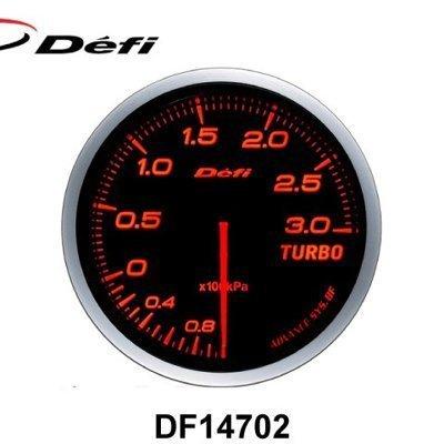 [極速電堂]大量現貨 日本 DEFI ADVANCE BF 紅光 60mm 渦輪表 渦輪錶 DF14702 3BAR