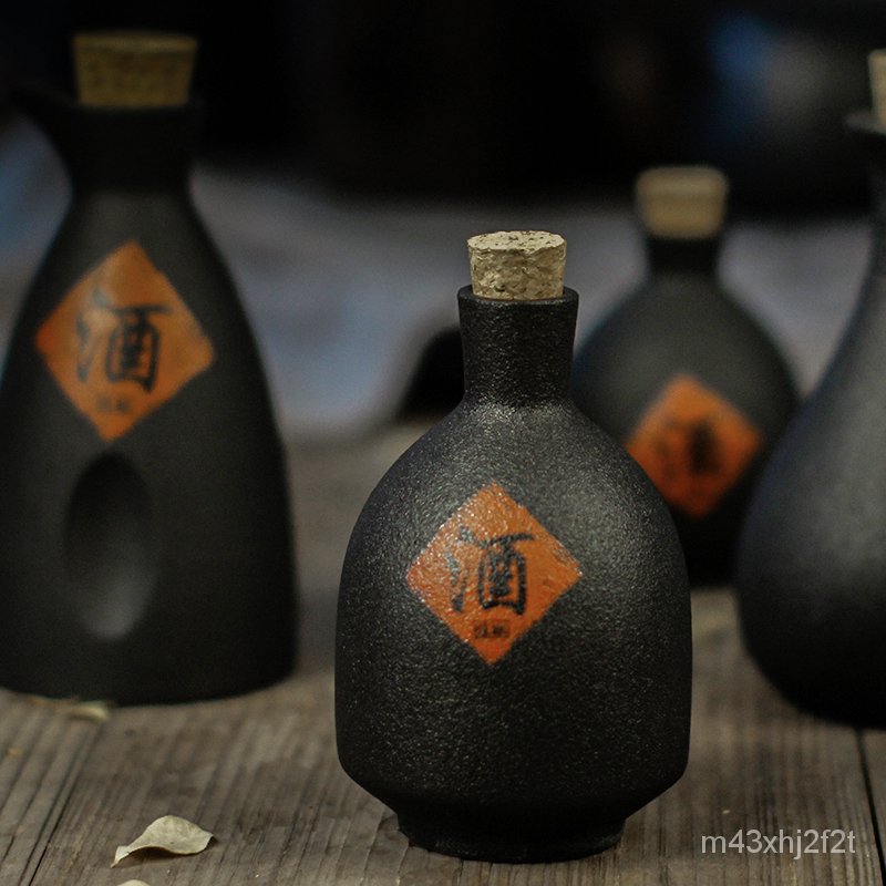 醉芳樽小酒壺仿古家用中式葫蘆古風陶瓷二三兩半一斤白黃酒壇酒瓶