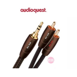 鈞釩音響~美國線聖 Audioquest BIG SUR 3.5mm-RCA 音源訊號線