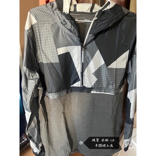 現貨 Under Armour UA wind anorak 男款 半開襟上衣 運動長袖 連帽長袖上衣