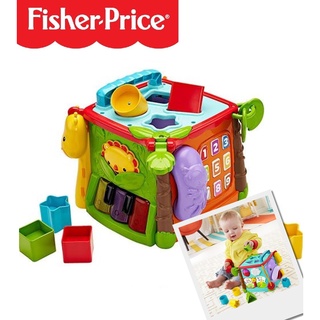 《JC親子嚴選》 fisher price 費雪 可愛動物積木盒 益智玩具 兒童玩具