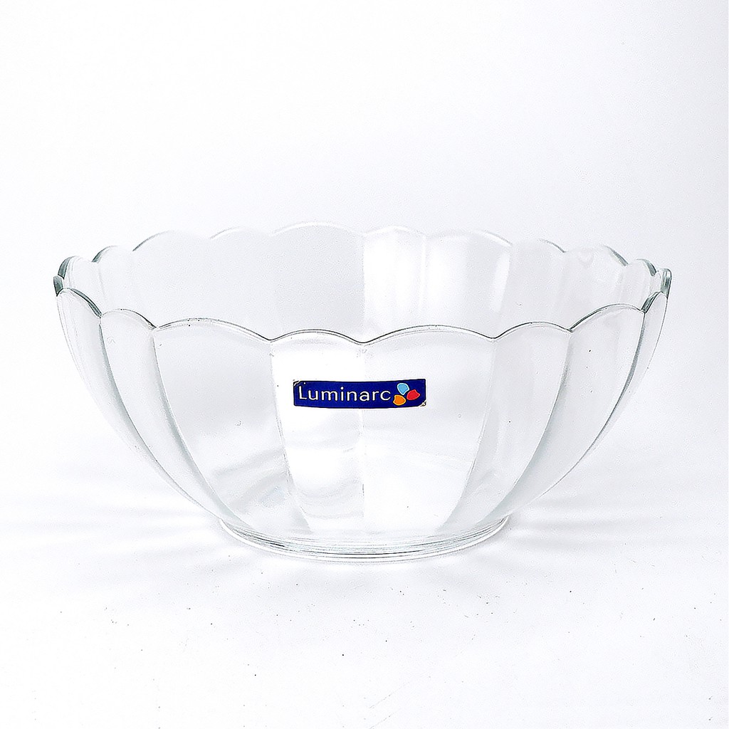 【上桌器具】法國強化玻璃蓮花碗 樂美雅 沙拉碗 透明碗 玻璃碗 強化玻璃碗料理碗 備料碗 調理盆 玻璃盆 沙拉盆 料理盆