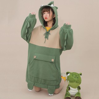 【特惠】秋冬加絨衛衣女寬松韓版bf慵懶風2020新款學生連帽套頭外套