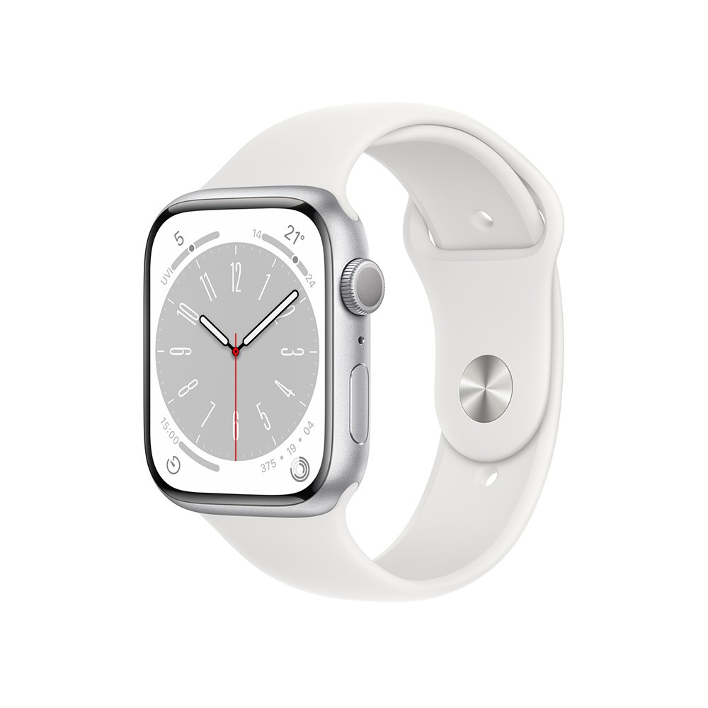 2022Apple Watch S8 41mm 銀鋁+白色運動錶帶(MP6K3TA/A) 現貨 廠商直送