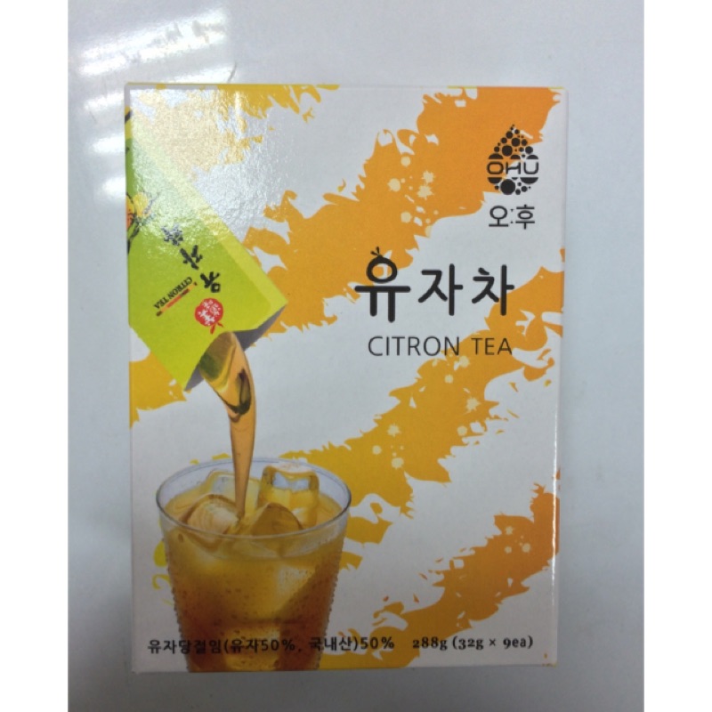 韓國 蜂蜜柚子茶 柚子茶 隨身包 9包入