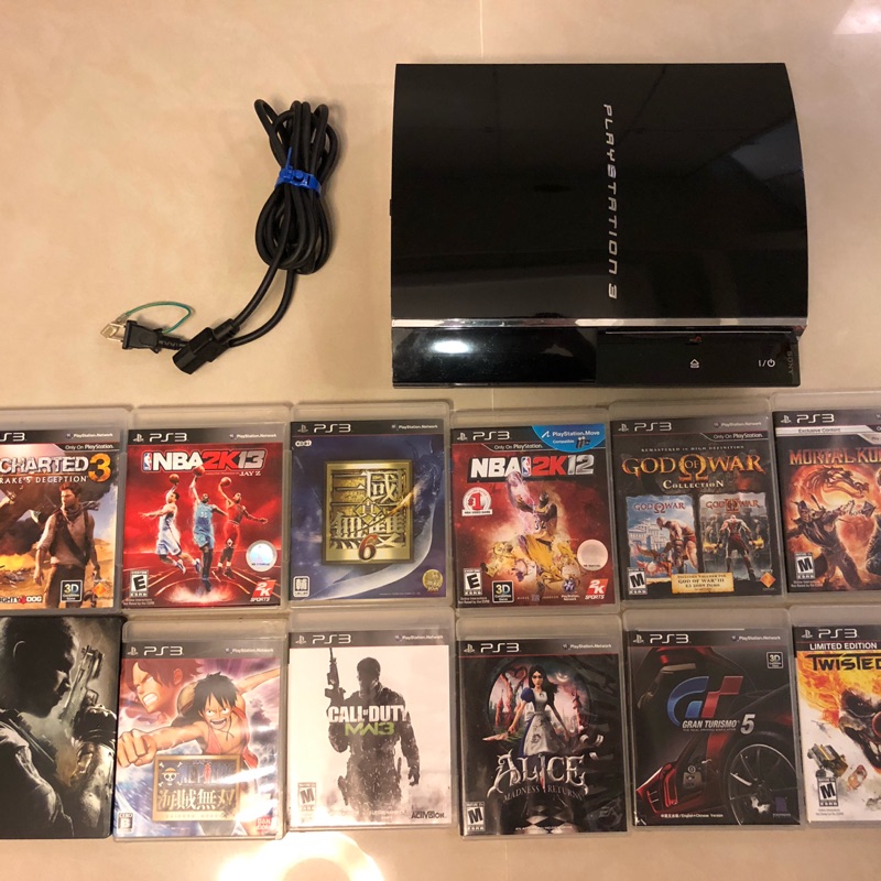 PS3 60GB (已升級500G) 故障 + 遊戲