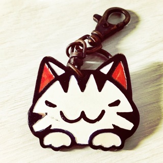 可愛的貓咪小吊飾 鑰匙圈 包包墜飾