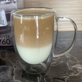 我的咖啡時光 日本 masada 雙層玻璃杯 可隔熱 不冒汗 牛奶杯 馬克杯 咖啡杯、水杯、茶杯 200/300ML