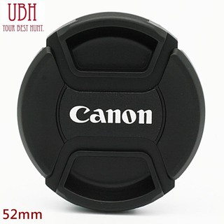 又敗家｜佳能Canon鏡頭蓋52mm鏡頭蓋A款Canon副廠鏡頭蓋中捏鏡頭蓋相容Canon原廠鏡頭蓋e-52II鏡頭蓋