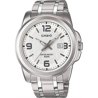附發票 台灣卡西歐公司貨【時間光廊】CASIO 卡西歐 白色 學生錶/當兵/聖誕節 禮物 MTP-1314D-7A