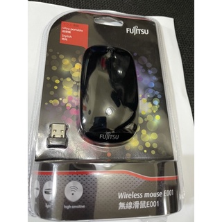 富士通無線滑鼠Fujitsu wireless mouse全新鋼琴鏡面超薄超輕無線滑鼠