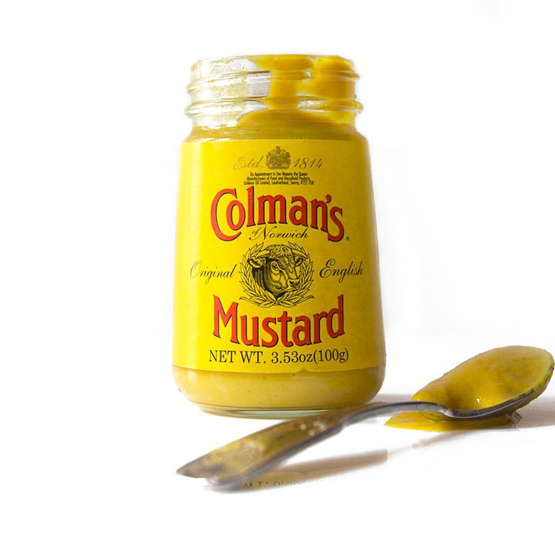 英國 Colman's 牛頭牌 黃芥末醬 英式芥末醬  Mustard jar 100g