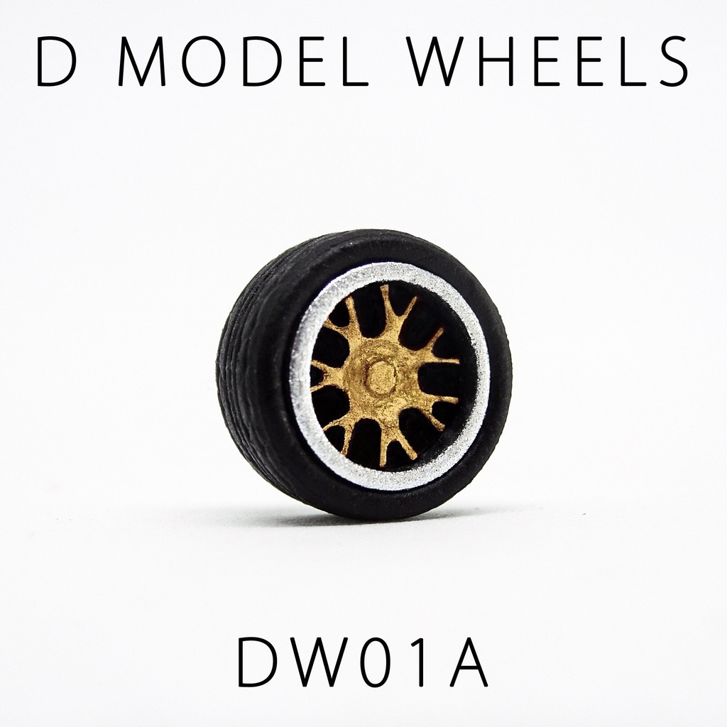 完售《D MODEL WHEELS 1:64 改裝輪圈》型號DW01A（HOTWHEELS,TOMICA