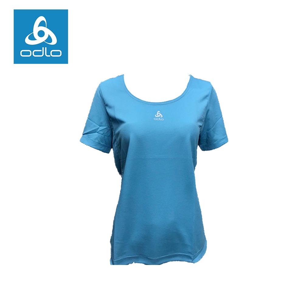【瑞士ODLO】女短袖合身T恤 200811(水藍-27200)