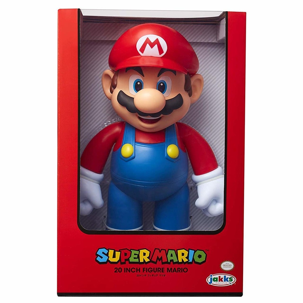 【電玩屋】任天堂 Nintendo 超級瑪利歐 瑪利歐公仔 20吋公仔 瑪利歐模型 大型公仔 可動模型 可動公仔