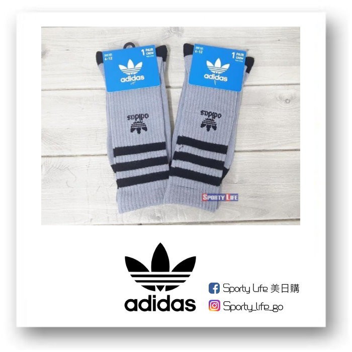 【SL美日購】ADIDAS ORIGINALS ROLLER SOCKS 黑色 籃球襪 長襪 襪子 三葉草 美國代購