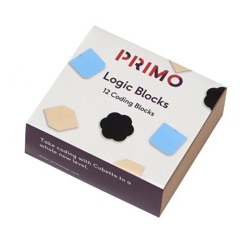 PRIMO playset 小方頭機器人雙人編程擴充積木 logic blocks - 12 coding blocks