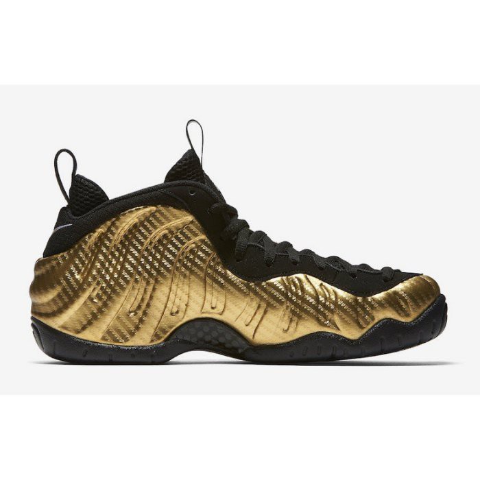 nike foamposite pro metallic gold