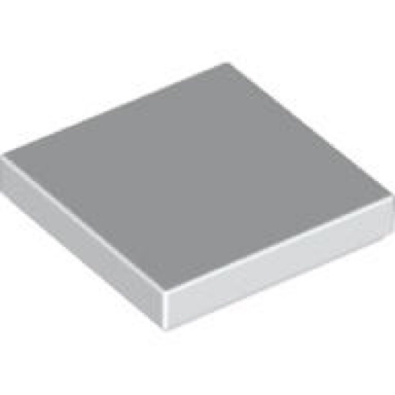 《安納金小站》 樂高 LEGO 白色 2x2 平滑磚 平滑平板 平滑薄板 全新 零件 3068