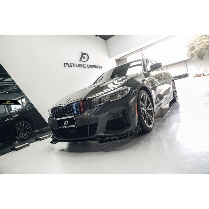 【政銓企業】BMW G20 G21 M Performance 式樣 亮黑 側裙 定風翼 原廠材質 免費安裝