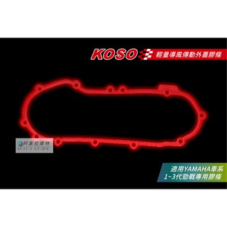 KOSO | 輕量導風傳動蓋 膠條 橡膠墊片 三代戰 勁戰三代 二代戰 勁戰 傳動蓋膠條 紅色膠條
