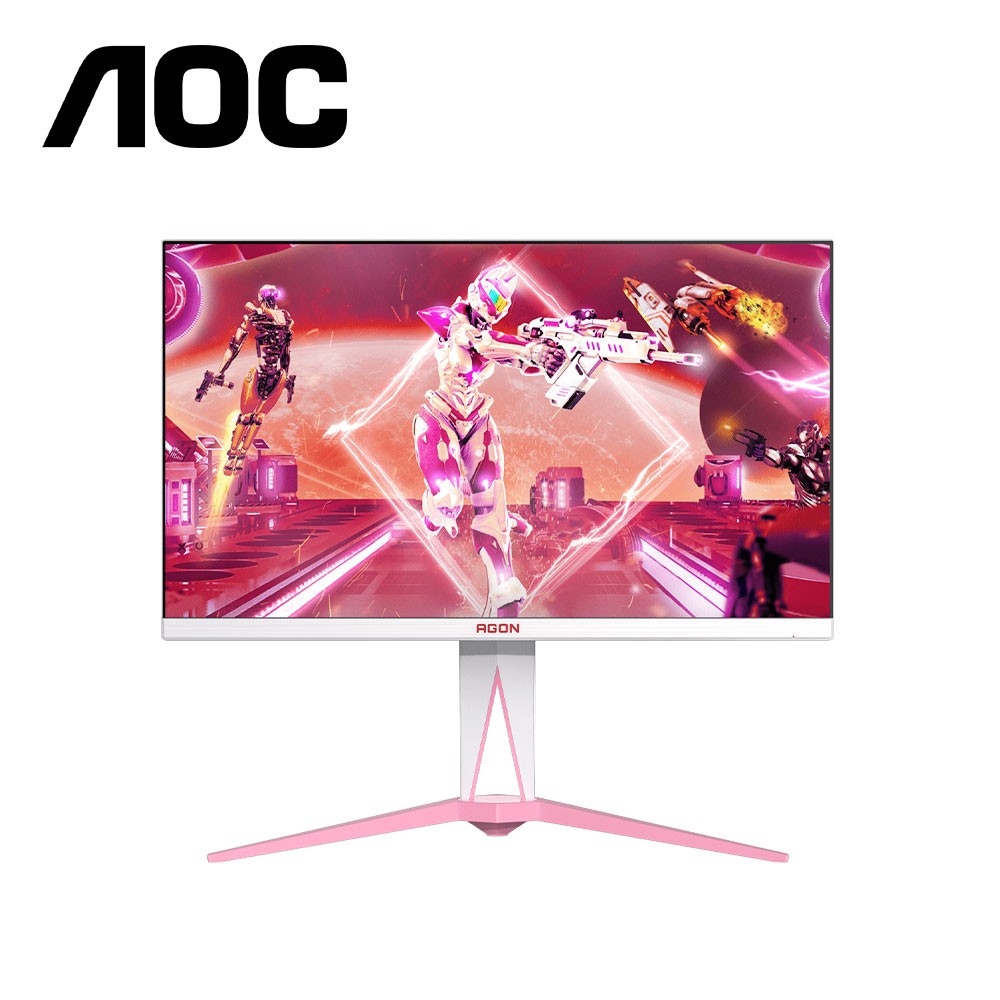 AOC AG275QXR2KIPS27型粉紅螢幕顯示器G-Sync/QHD/170Hz/1ms/HDMI 現貨 廠商直送