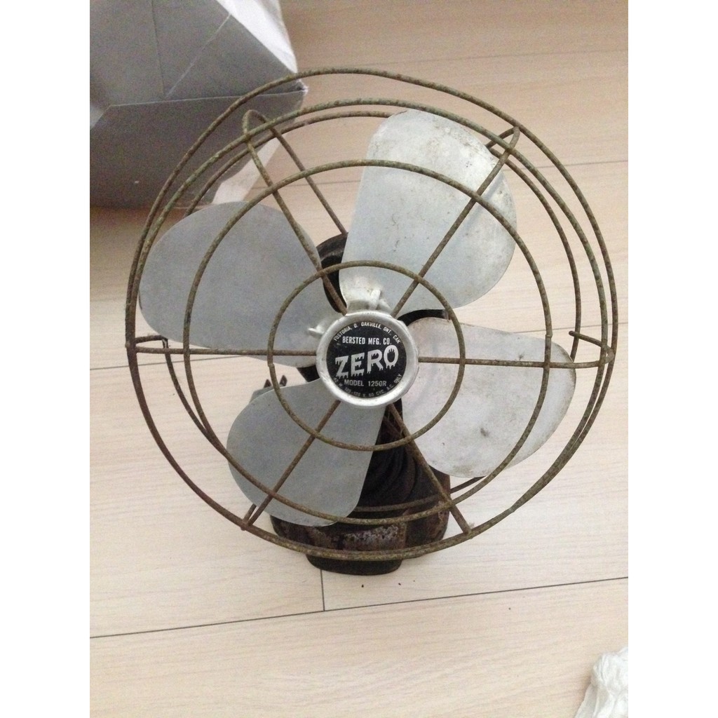 美國古董ZERO電風扇 工業風 美式電風扇 復古電風扇 復古風電風扇