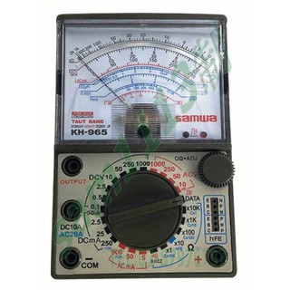 113電表 指標 KH-965 samwa 三用電表 萬用表 高階精準指標電表 附測棒+電池 >>1套