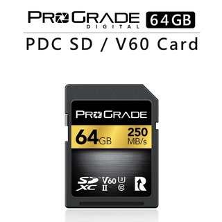 EC數位 ProGrade PDC SDXC UHS-II V60 64G 128G 256G 記憶卡 單眼 相機 攝影