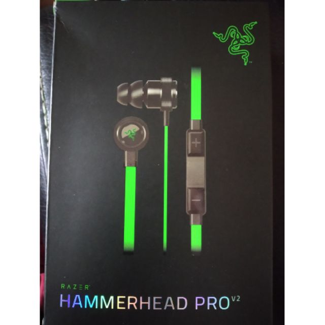 Razer/雷蛇戰錘狂鯊專業版V2 Hammerhead Pro遊戲入耳式耳機