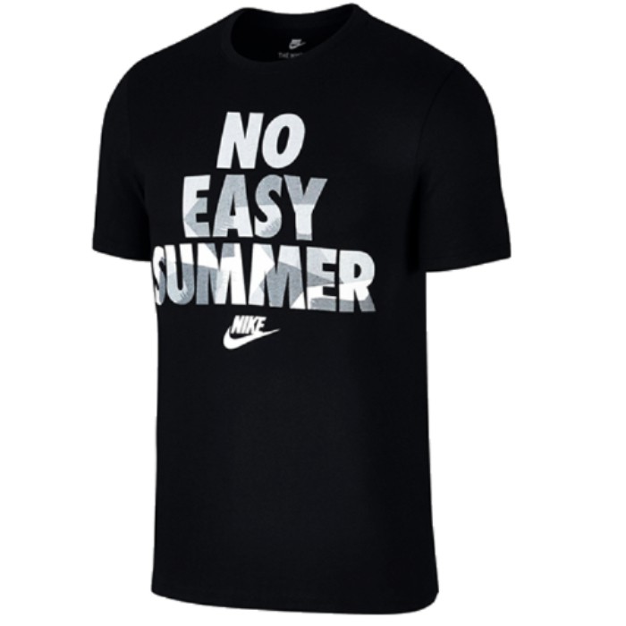 Nike No easy summer t shirt 短袖黑白兩色余文樂實著現貨不用等| 蝦皮購物