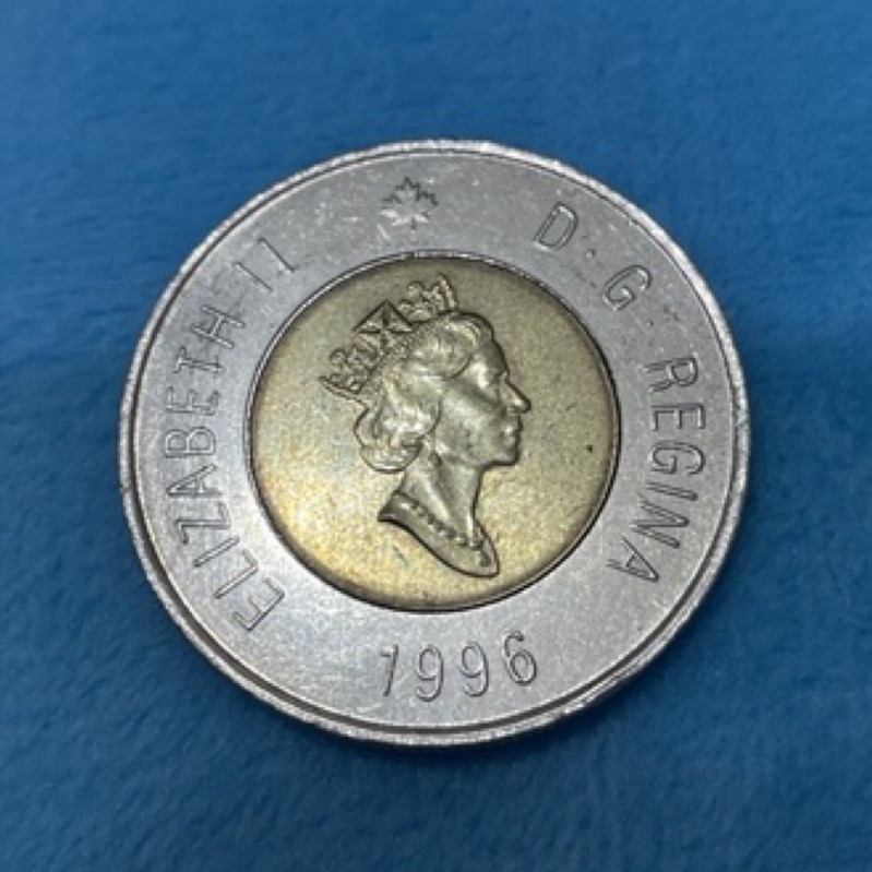 加拿大 🇨🇦加拿大 2元 雙色幣 2 DOLLARS 1996年 國外硬幣 錢幣#收藏 錢幣 硬幣