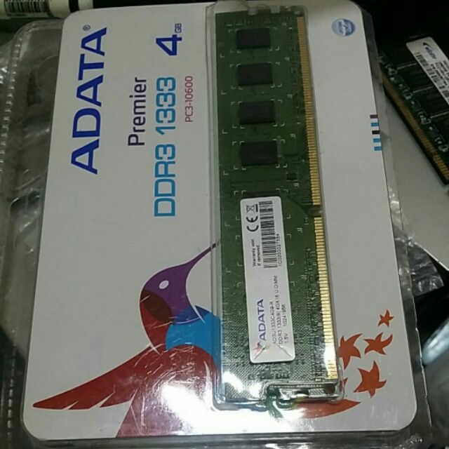 威剛全新DDR3 1333  4G雙面雙通道