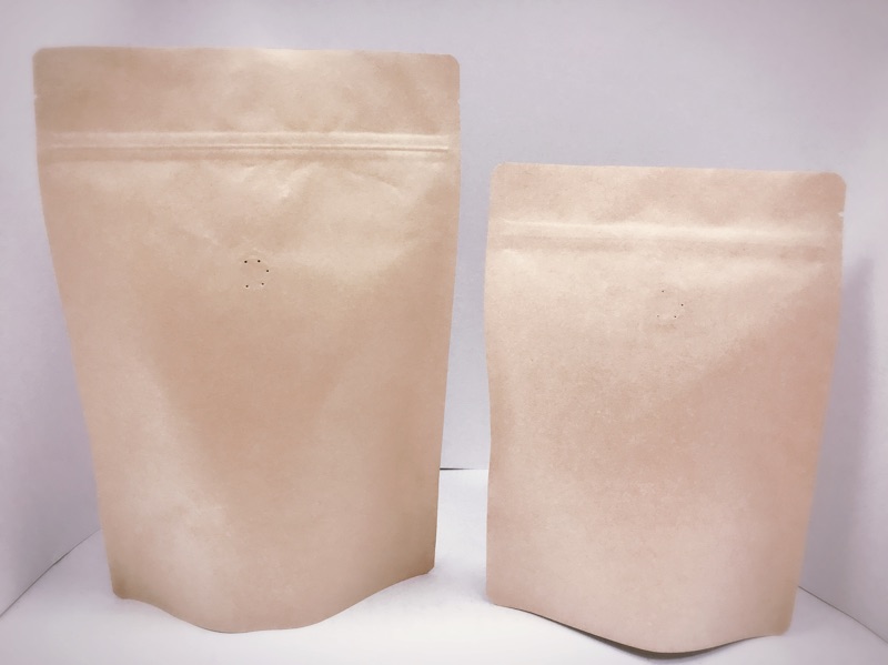 1磅袋 半磅袋 咖啡豆袋 包裝袋 牛皮袋 透明袋 夾鏈袋 單向透氣孔 品榕商行