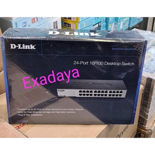D-link DES-1024D 交換機集線器 24 埠 10/100 mbps 金屬外殼