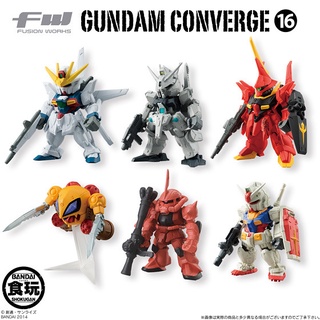 「全新品」鋼彈 日版 Fw gundam converge 16 rx-78-2 / 夏亞專用薩克 / 銀彈...等