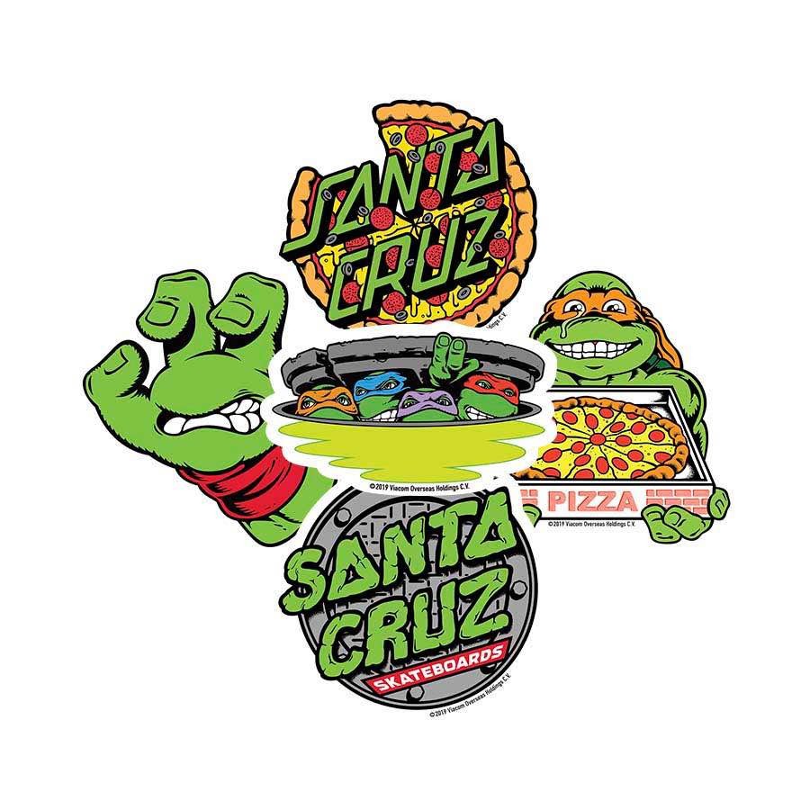 Santa Cruz x TMNT Ninja Turtles Sticker Pack 忍者龜聯名 貼紙 (10入)