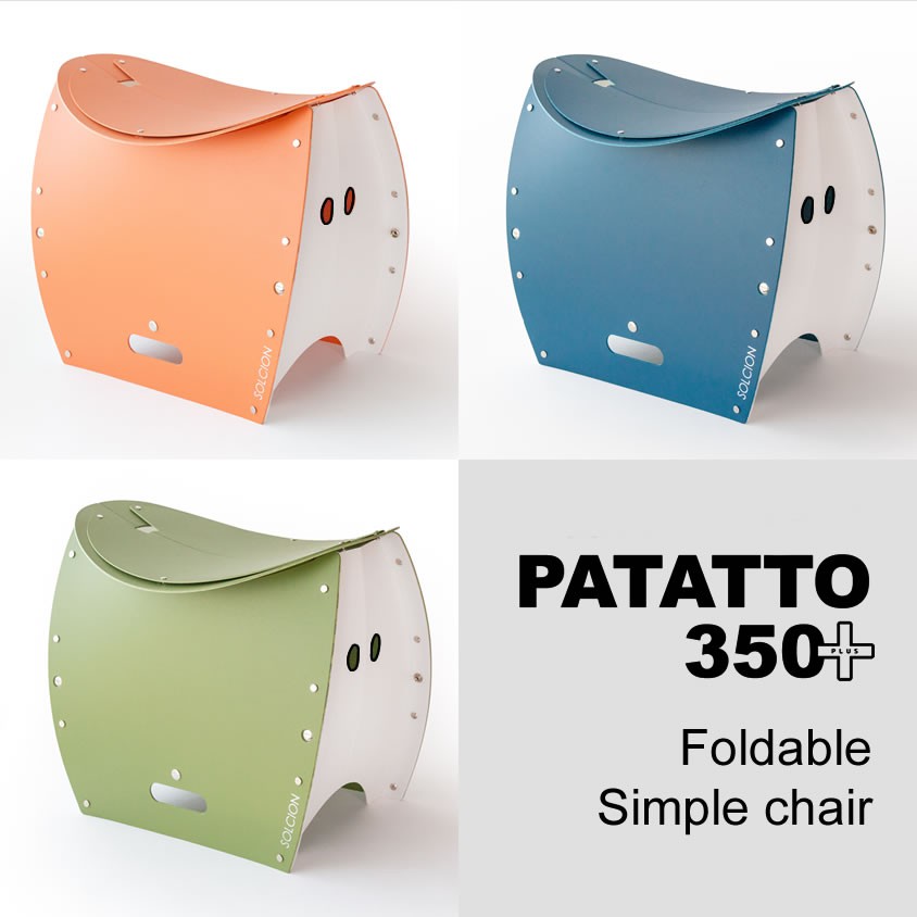 日本patatto 350 折疊椅摺疊馬桶垃圾桶置物籃登山露營戶外桌椅 蝦皮購物