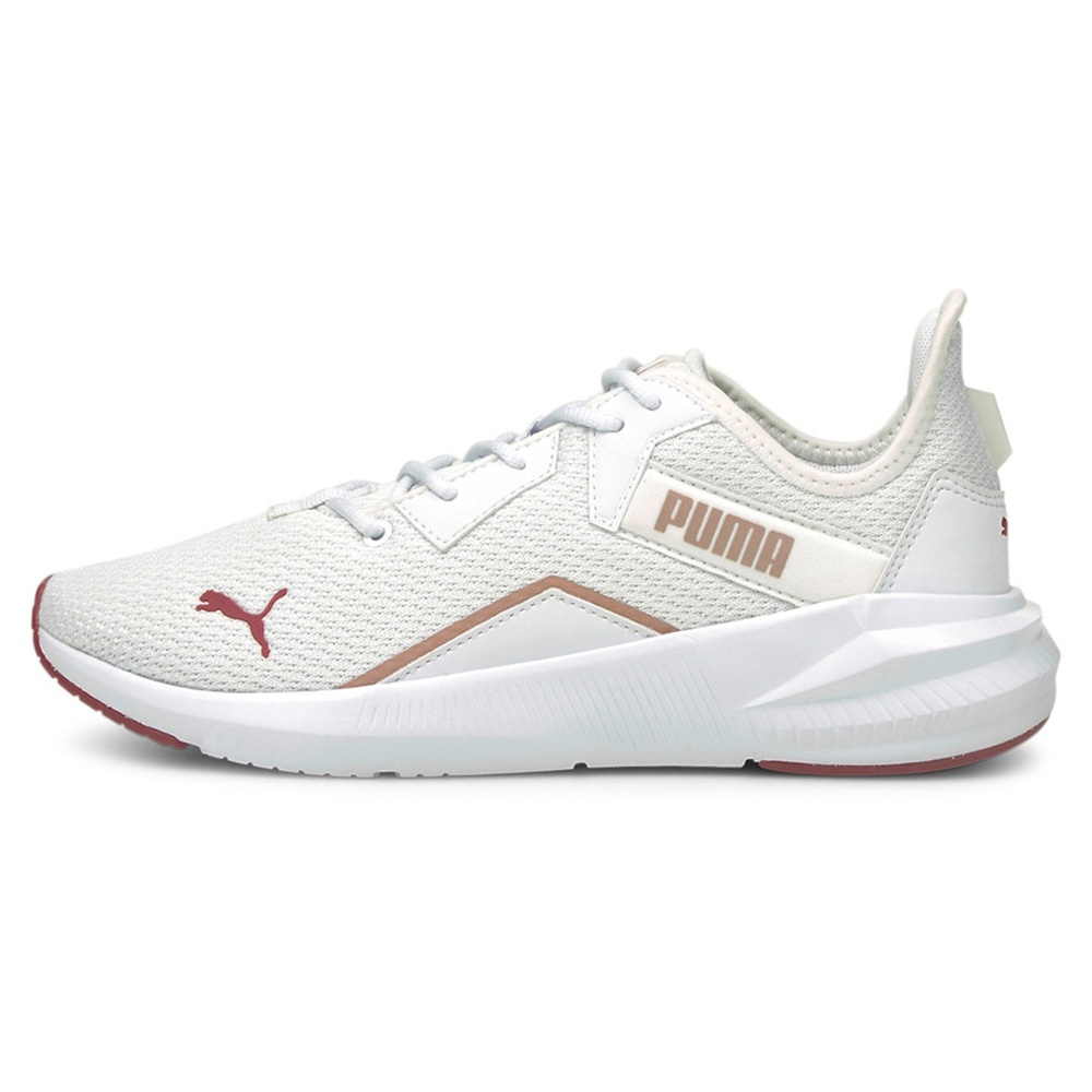 PUMA Platinum Shimmer 女鞋 訓練 健身 記憶鞋墊 低衝擊 白【運動世界】19526502