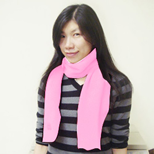 《SNOWTRAVEL》POLARTEC透氣保暖圍巾(粉紅)