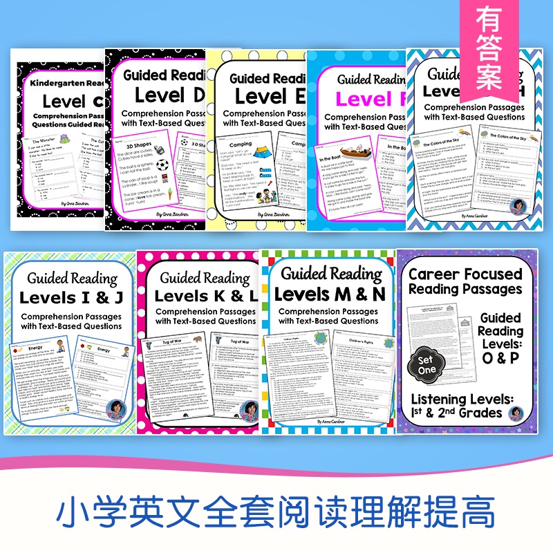 幼兒英語閱讀理解段落練習作業紙level C P 趣味英語訓練紙幼稚園早教媽媽寶寶親子學習英語啟蒙 蝦皮購物