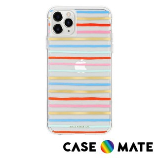 【美國Case-Mate】iPhone11系列 Rifle Paper Co.限量聯名款 防摔手機保護殼 - 歡樂條紋